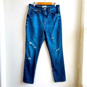 Madewell High Rise Slim Boy Jeans Size 29